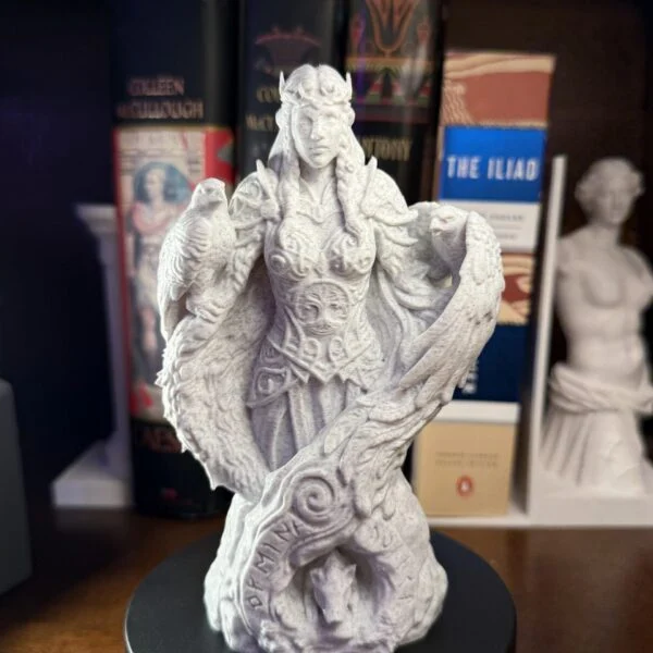 freya norse goddess statue | pagan altar decor & viking home accent | norse devotional figure mythology gift