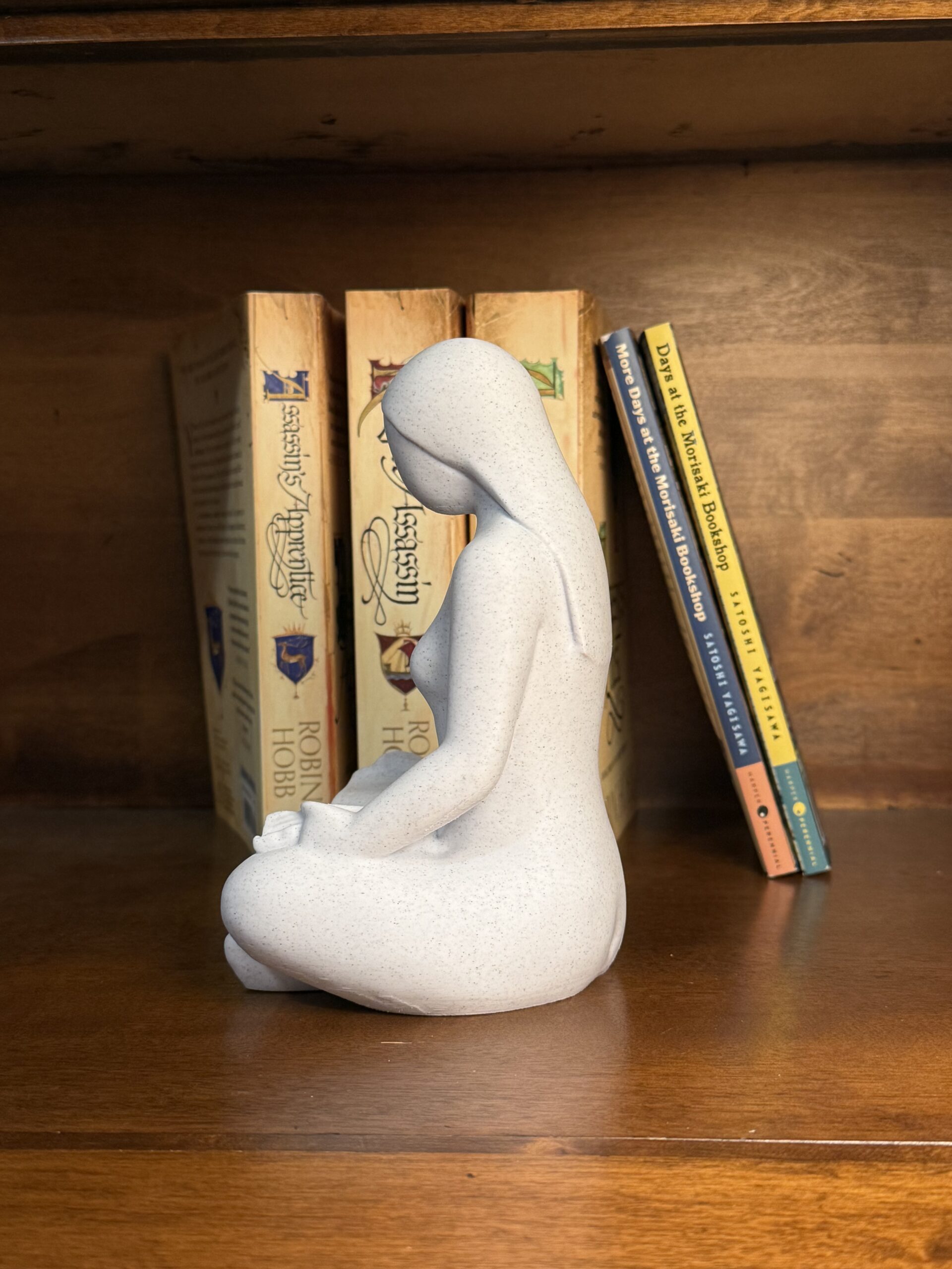 Reading Woman Sculpture - Image 4