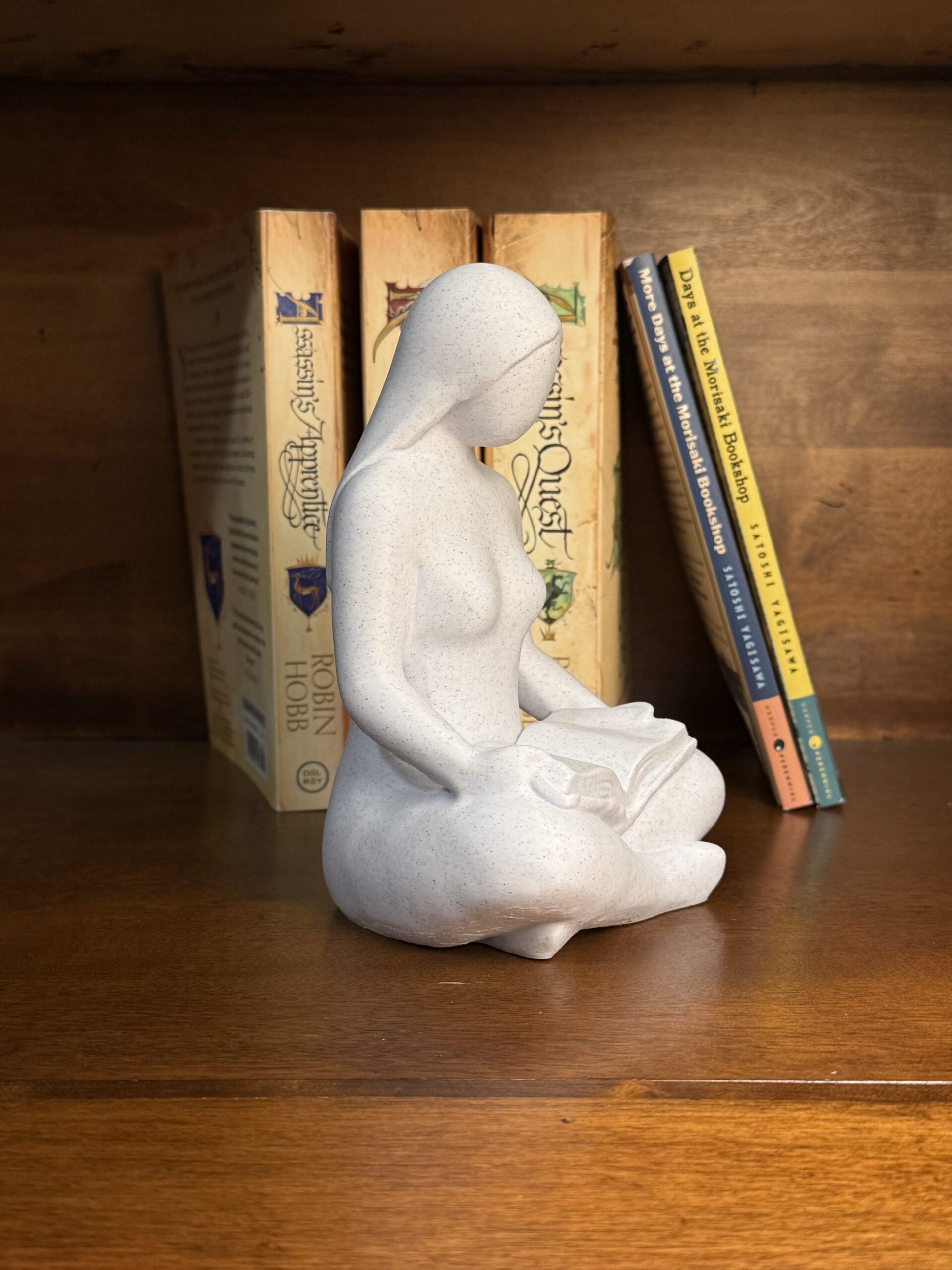 Reading Woman Sculpture - Image 5