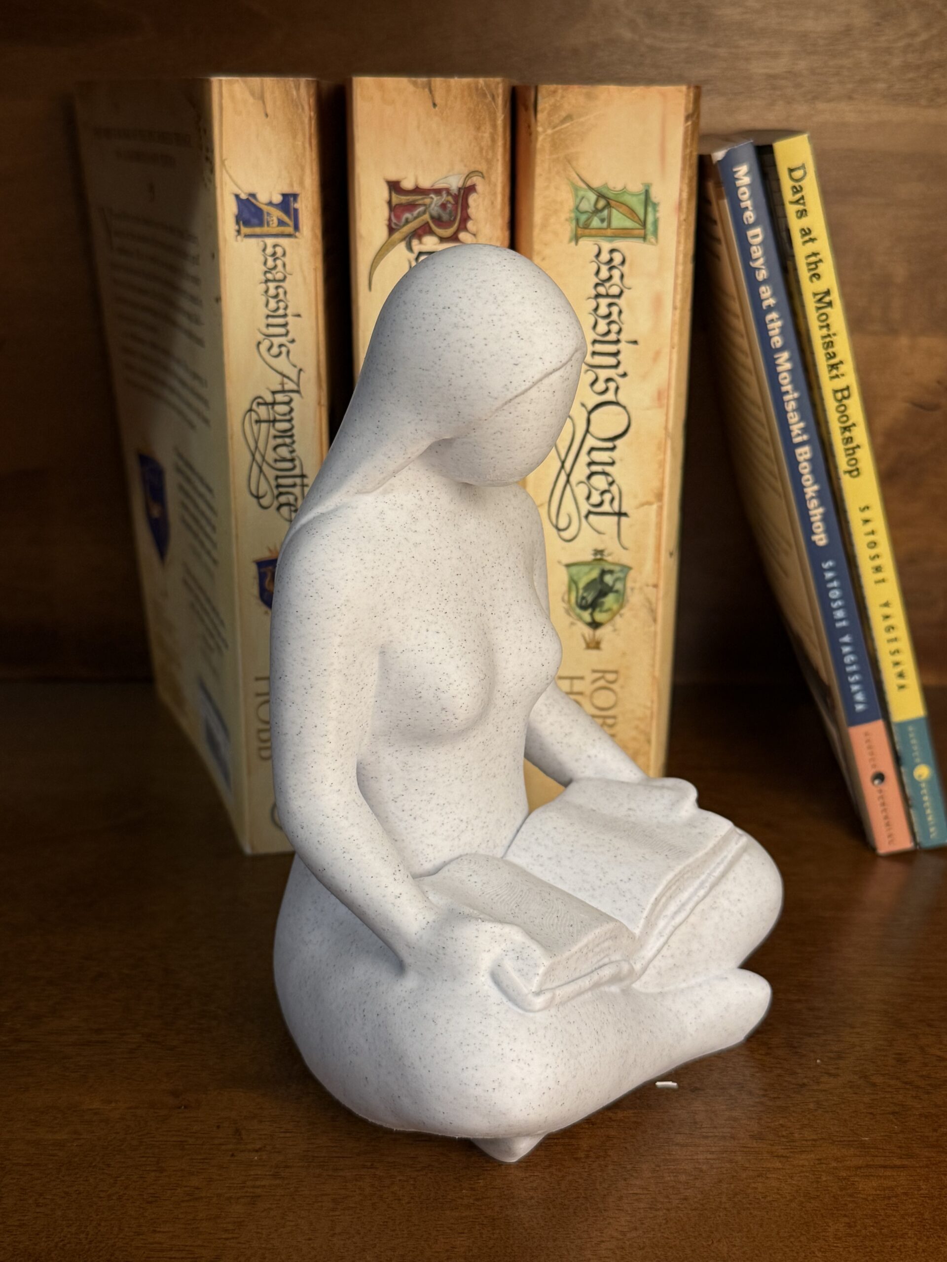 Reading Woman Sculpture - Image 2